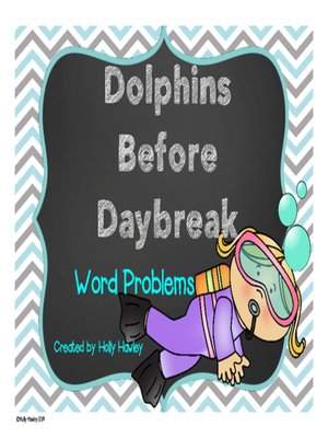 cover image of Magic Tree House Word Problems- Dolphin Theme
